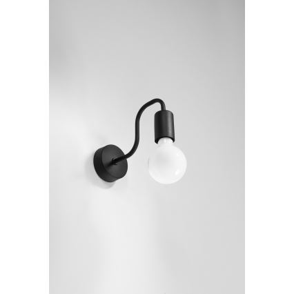 Аплик VECTOR 1xE27/15W/230V черен