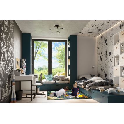 Аплик VECTOR 1xE27/15W/230V черен