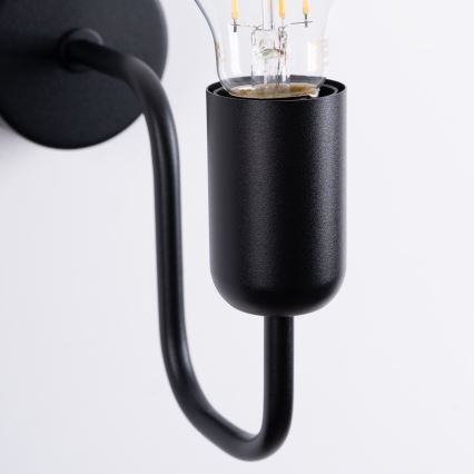 Аплик VECTOR 1xE27/15W/230V черен