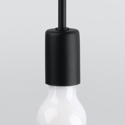 Аплик LEVAR 1xE27/15W/230V черен