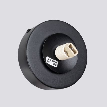 Аплик YOLI 1xG9/8W/230V черен