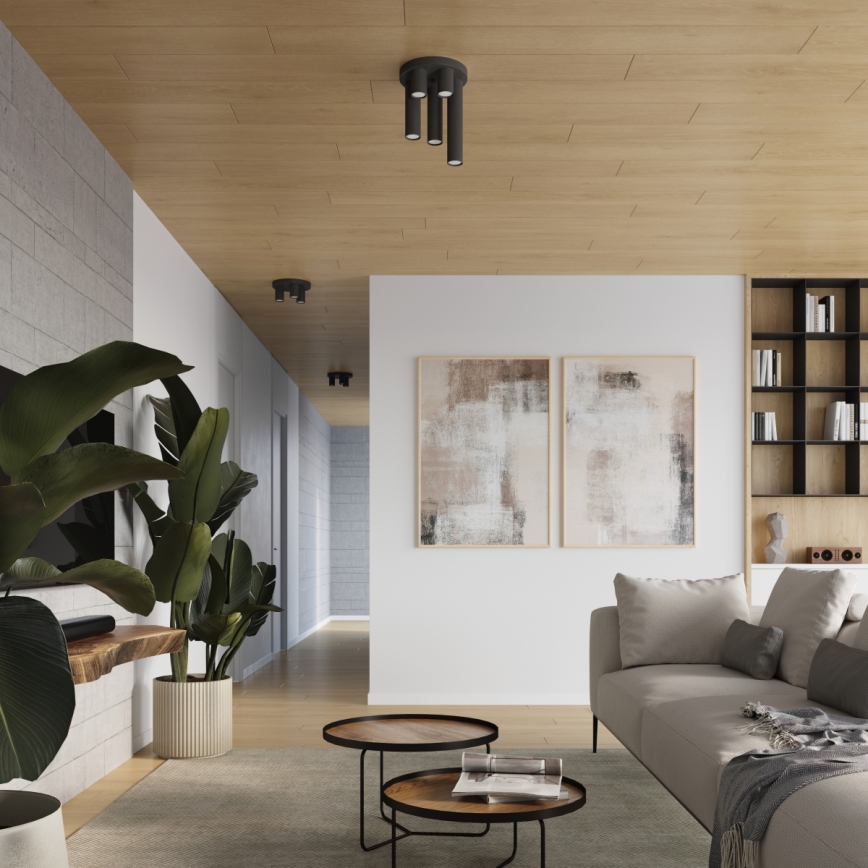 Спот LAGOS 5xGU10/10W/230V черен