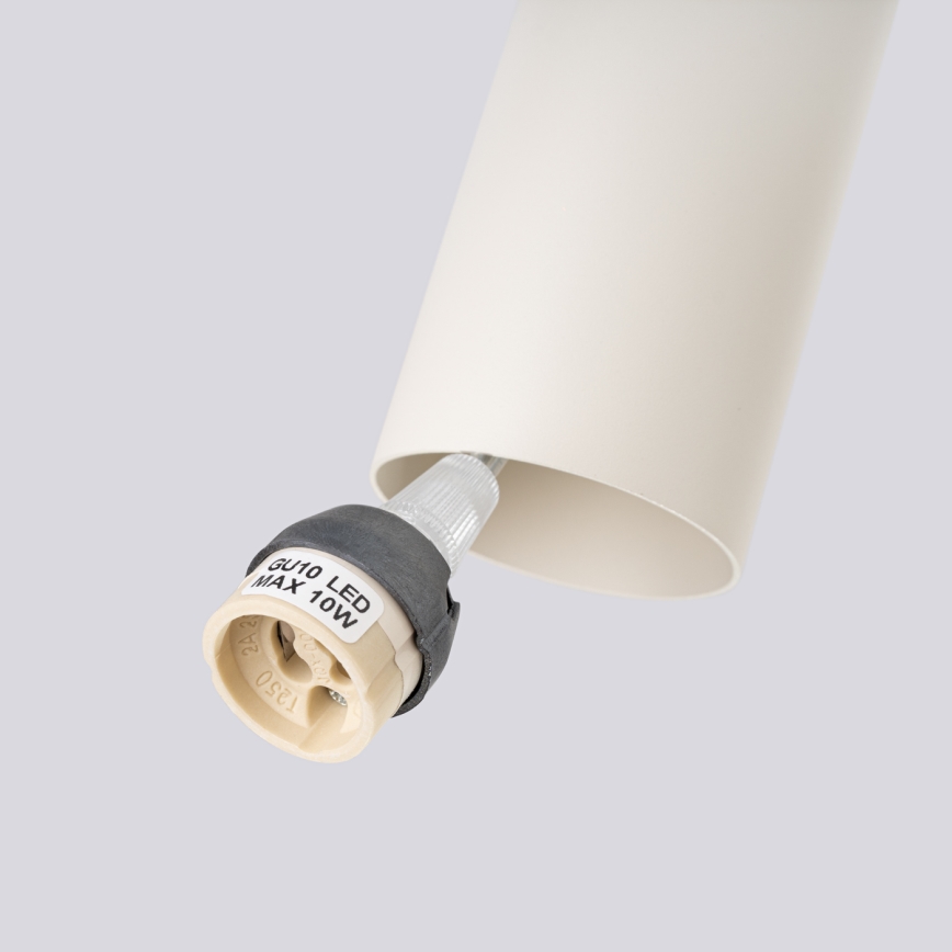 Пендел LAGOS 1xGU10/10W/230V кремав
