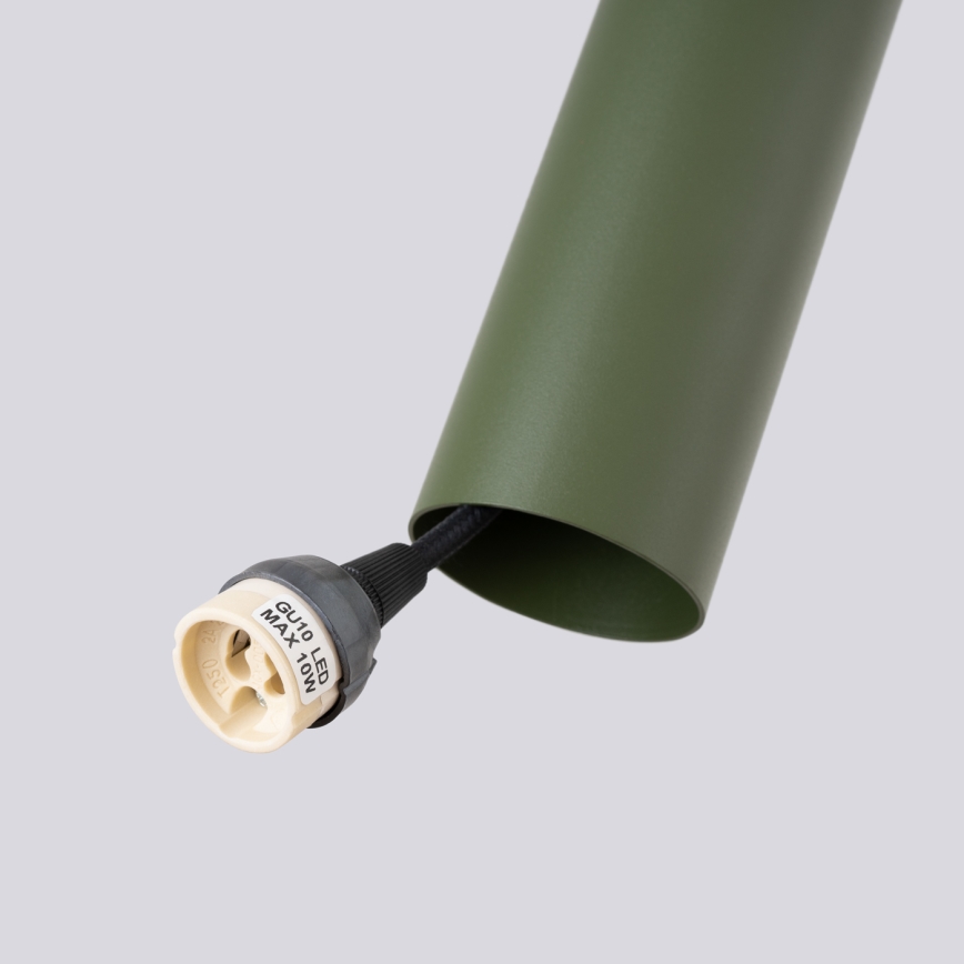 Пендел LAGOS 3xGU10/10W/230V зелен