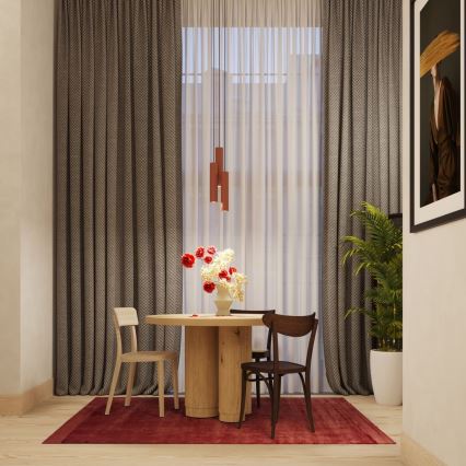 Пендел LAGOS 3xGU10/10W/230V червен