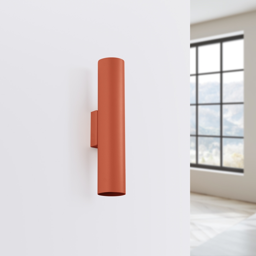 Аплик LAGOS 2xGU10/10W/230V червен