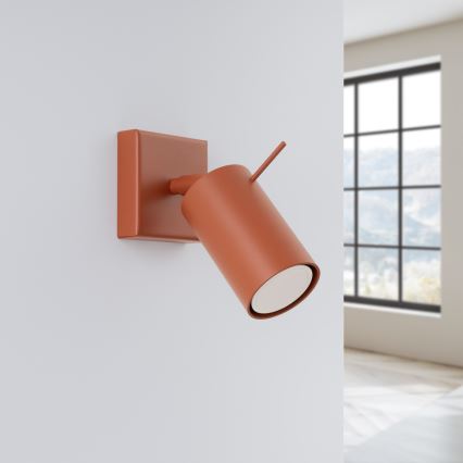 Спот аплик RING 1xGU10/10W/230V червен