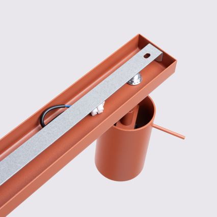 Спот RING 3xGU10/10W/230V червен