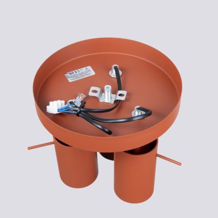 Спот RING 3xGU10/10W/230V червен