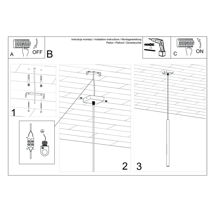 Пендел PASTELO 1xG9/8W/230V червен