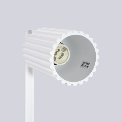 Настолна лампа KARBON 1xGU10/10W/230V бял