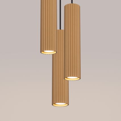 Пендел KARBON 3xGU10/10W/230V златист