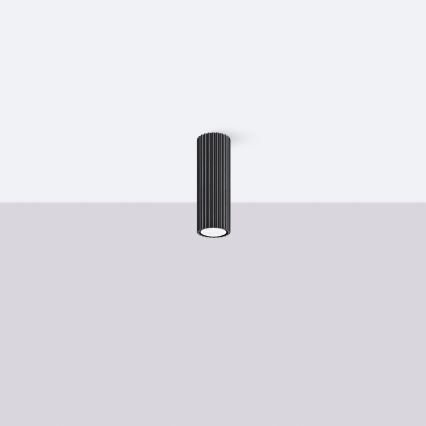 Спот KARBON 1xGU10/10W/230V 20 см черен