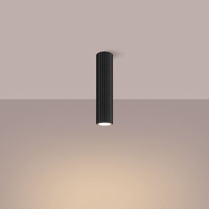 Спот KARBON 1xGU10/10W/230V 30 см черен