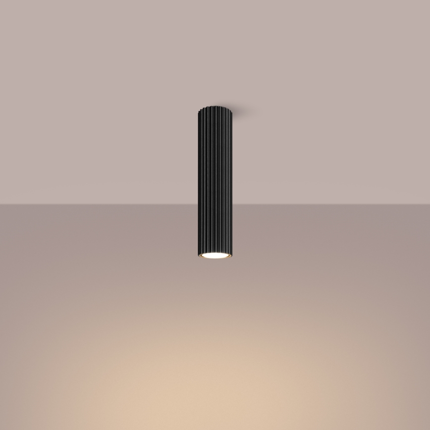 Спот KARBON 1xGU10/10W/230V 30 см черен