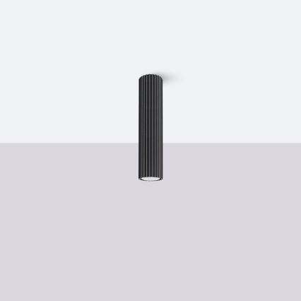 Спот KARBON 1xGU10/10W/230V 30 см черен