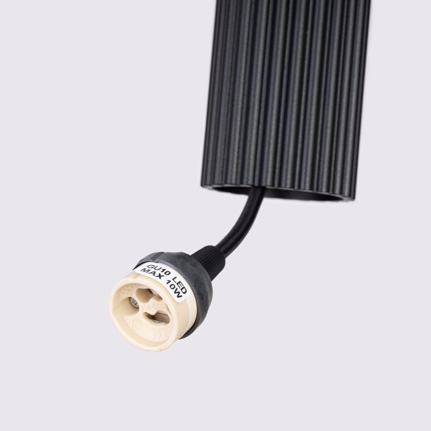 Пендел KARBON 1xGU10/10W/230V черен