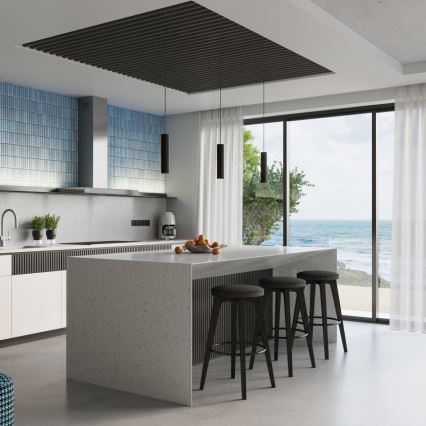 Пендел KARBON 1xGU10/10W/230V черен