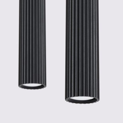 Пендел KARBON 2xGU10/10W/230V черен