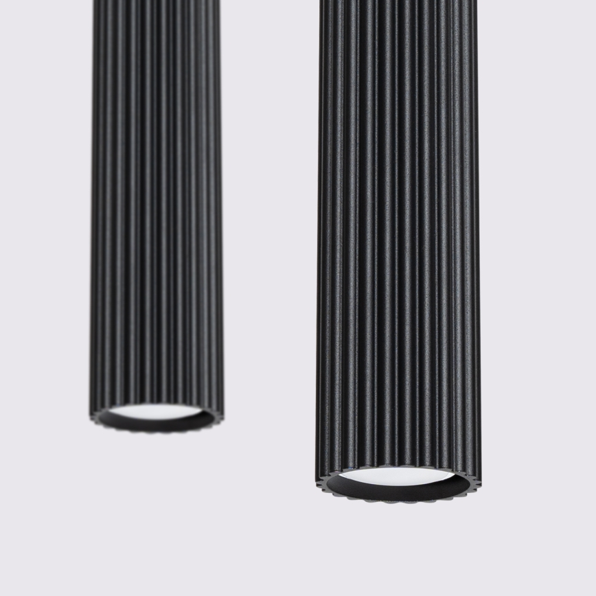 Пендел KARBON 2xGU10/10W/230V черен