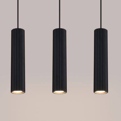 Пендел KARBON 3xGU10/10W/230V черен