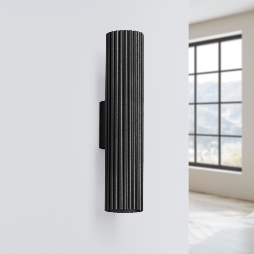 Аплик KARBON 2xGU10/10W/230V черен