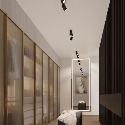 Спот KARBON 3xGU10/10W/230V черен