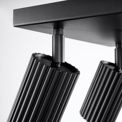 Спот KARBON 4xGU10/10W/230V черен