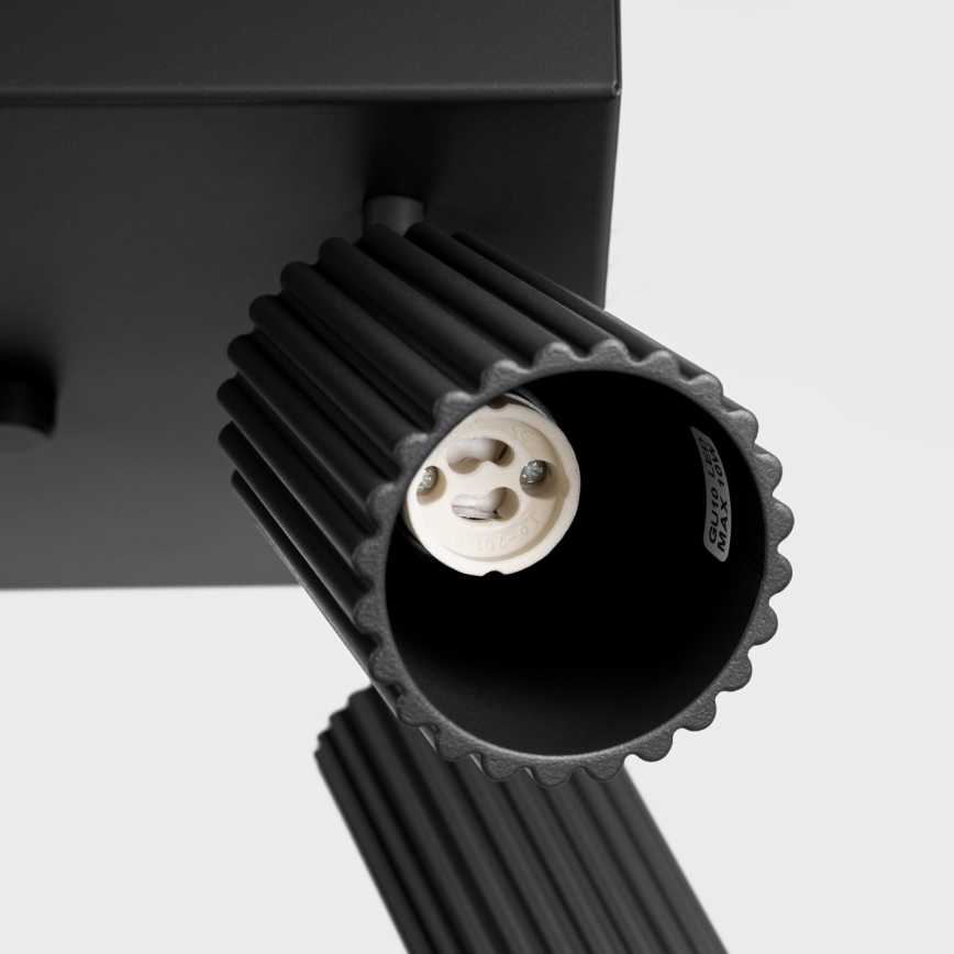 Спот KARBON 4xGU10/10W/230V черен