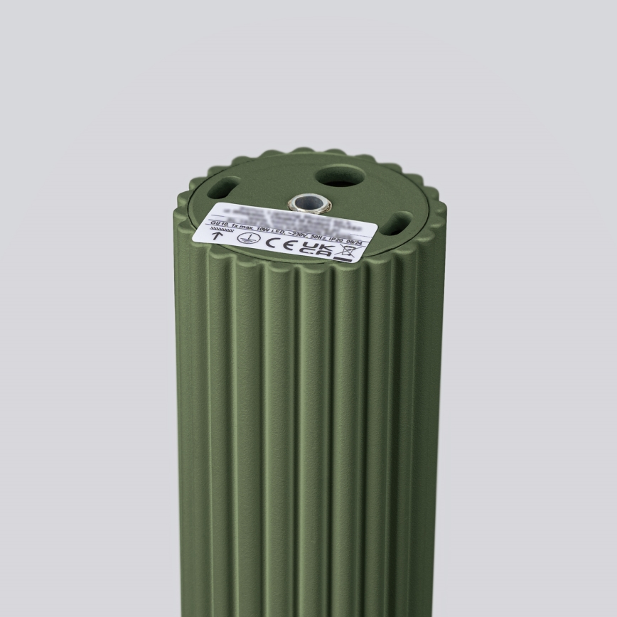 Спот KARBON 1xGU10/10W/230V 20 см зелен