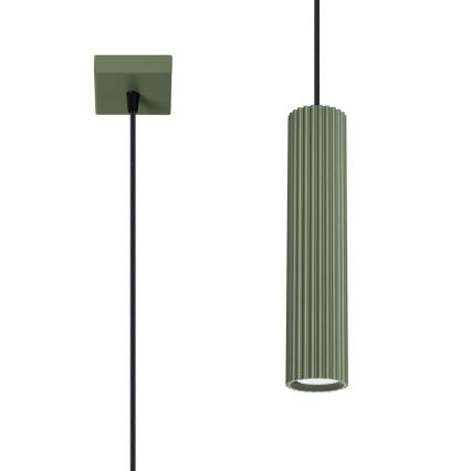 Пендел KARBON 1xGU10/10W/230V зелен