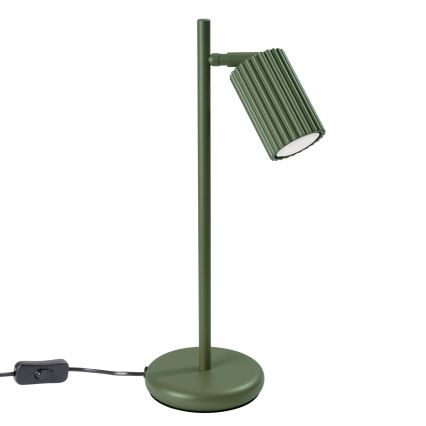Настолна лампа KARBON 1xGU10/10W/230V зелен