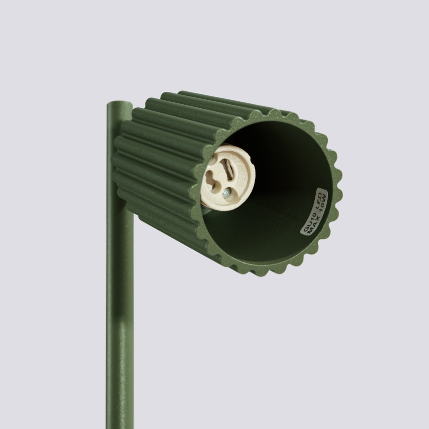 Настолна лампа KARBON 1xGU10/10W/230V зелен