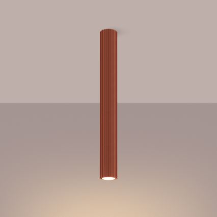 Спот KARBON 1xGU10/10W/230V 60 см червен