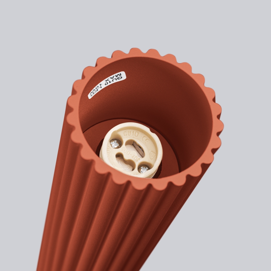 Спот KARBON 1xGU10/10W/230V 60 см червен