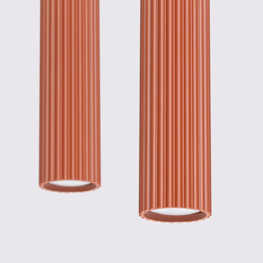 Пендел KARBON 2xGU10/10W/230V червен