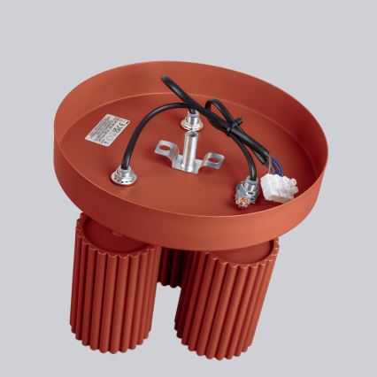 Спот KARBON 3xGU10/10W/230V червен