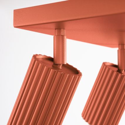 Спот KARBON 4xGU10/10W/230V червен