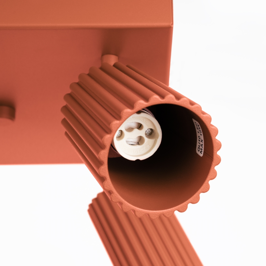 Спот KARBON 4xGU10/10W/230V червен