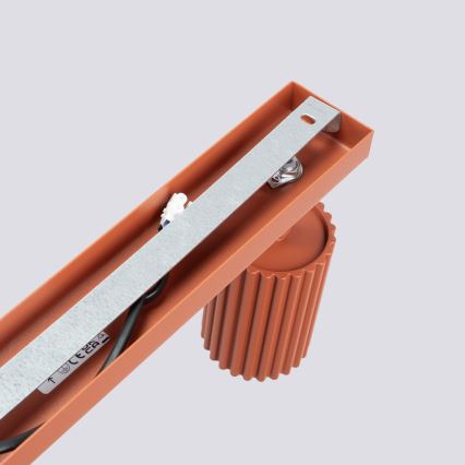 Спот KARBON 6xGU10/10W/230V червен