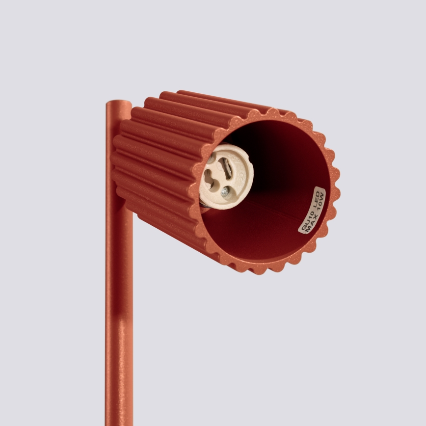 Настолна лампа KARBON 1xGU10/10W/230V червен