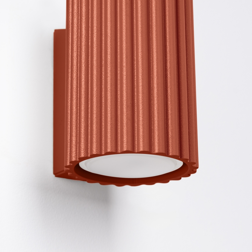 Аплик KARBON 1xGU10/10W/230V червен