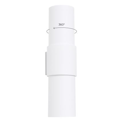 Аплик FLASH 2xE27/15W/230V бял