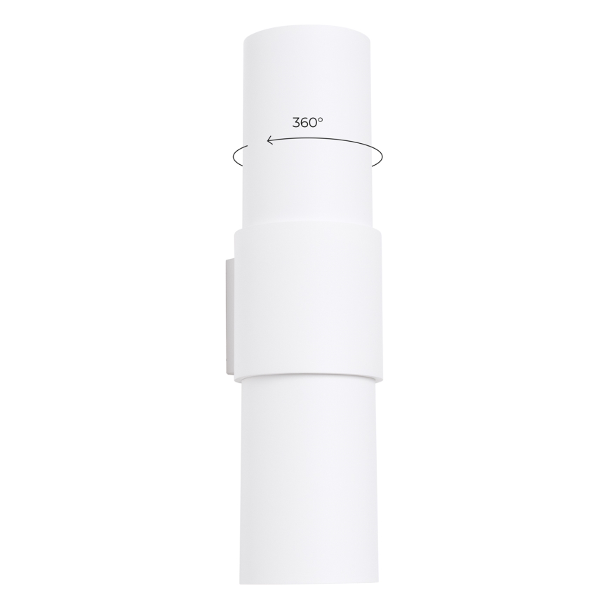 Аплик FLASH 2xE27/15W/230V бял