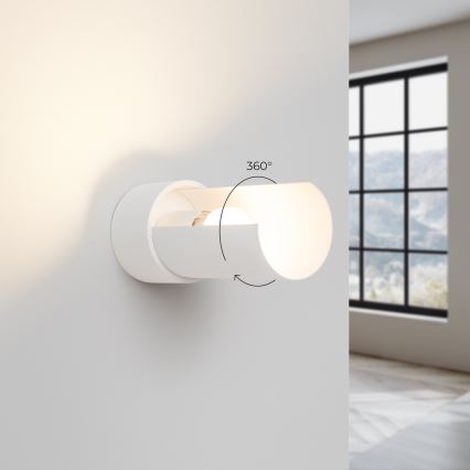 Аплик FLASH 1xE27/15W/230V бял