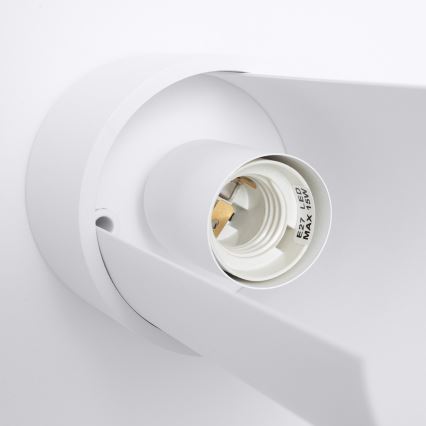 Аплик FLASH 1xE27/15W/230V бял