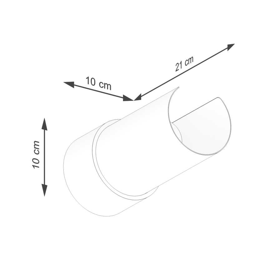 Аплик FLASH 1xE27/15W/230V бял