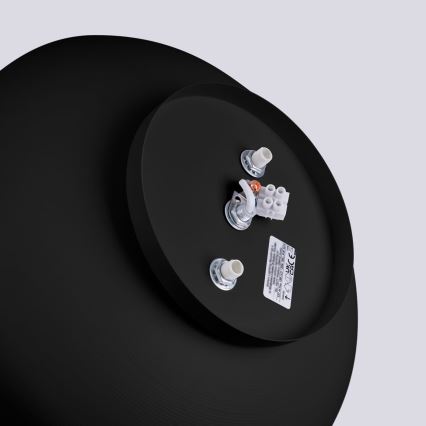 Таванно осветително тяло OMIQ 4xE27/15W/230V Ø 30 см черно