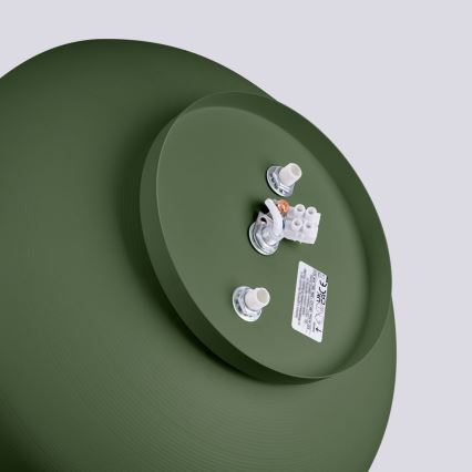 Таванно осветително тяло OMIQ 4xE27/15W/230V Ø 30 см зелено