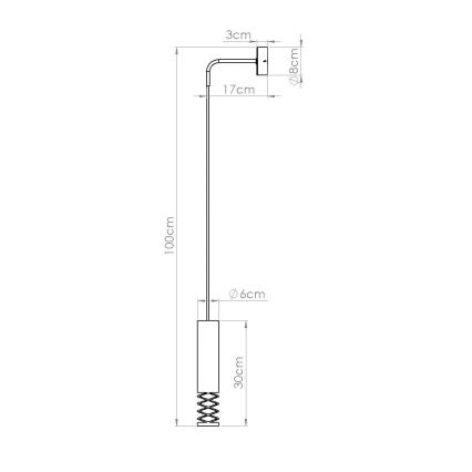 Аплик LAMI 1xGU10/10W/230V бял
